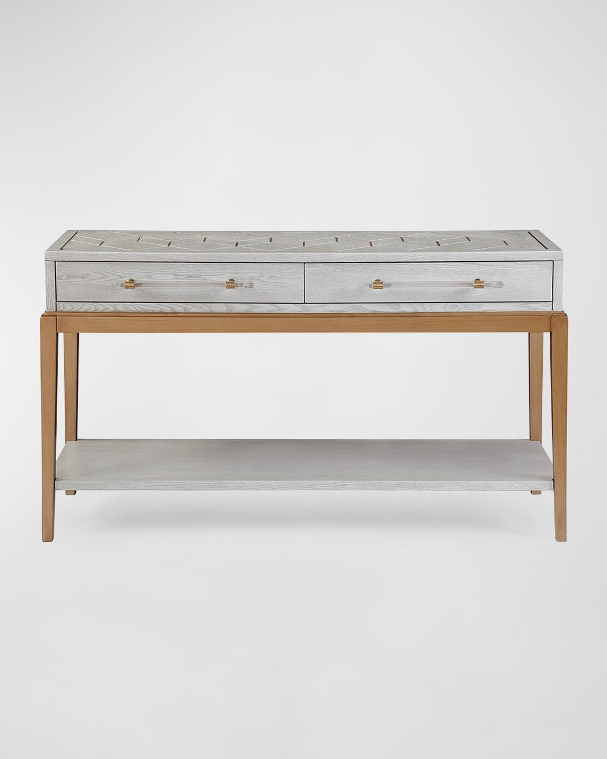 Perrine Gray Console Table