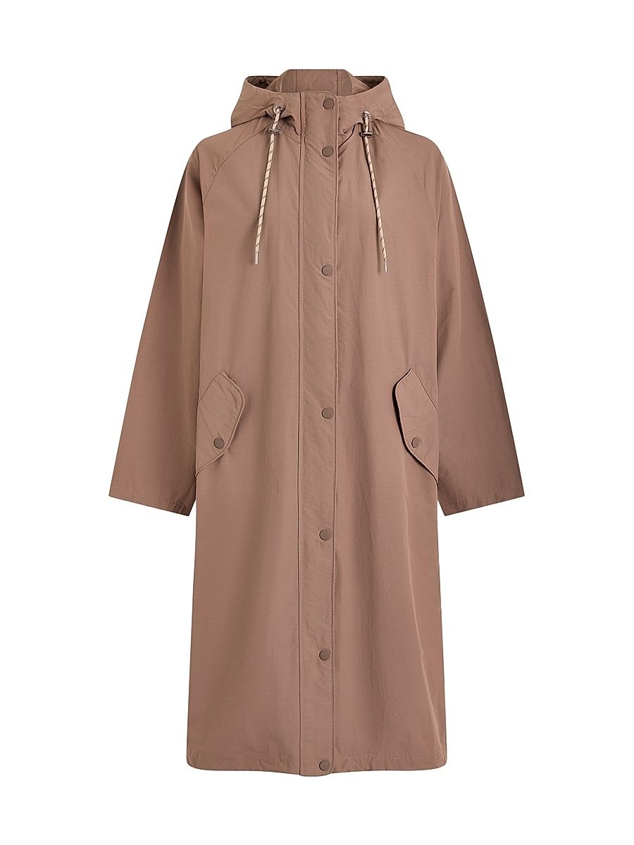 Women's Isa Lightweight Cotton-Nylon Jacket - Brownie - Size Small