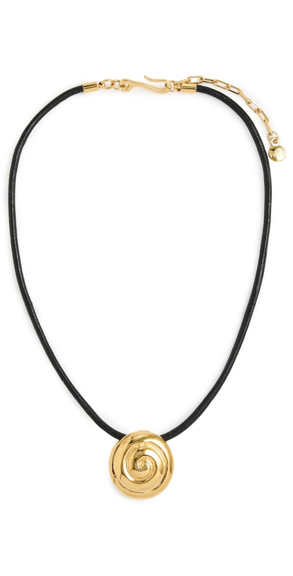 MAYAMAR Spiral Rope Necklace Gold One Size