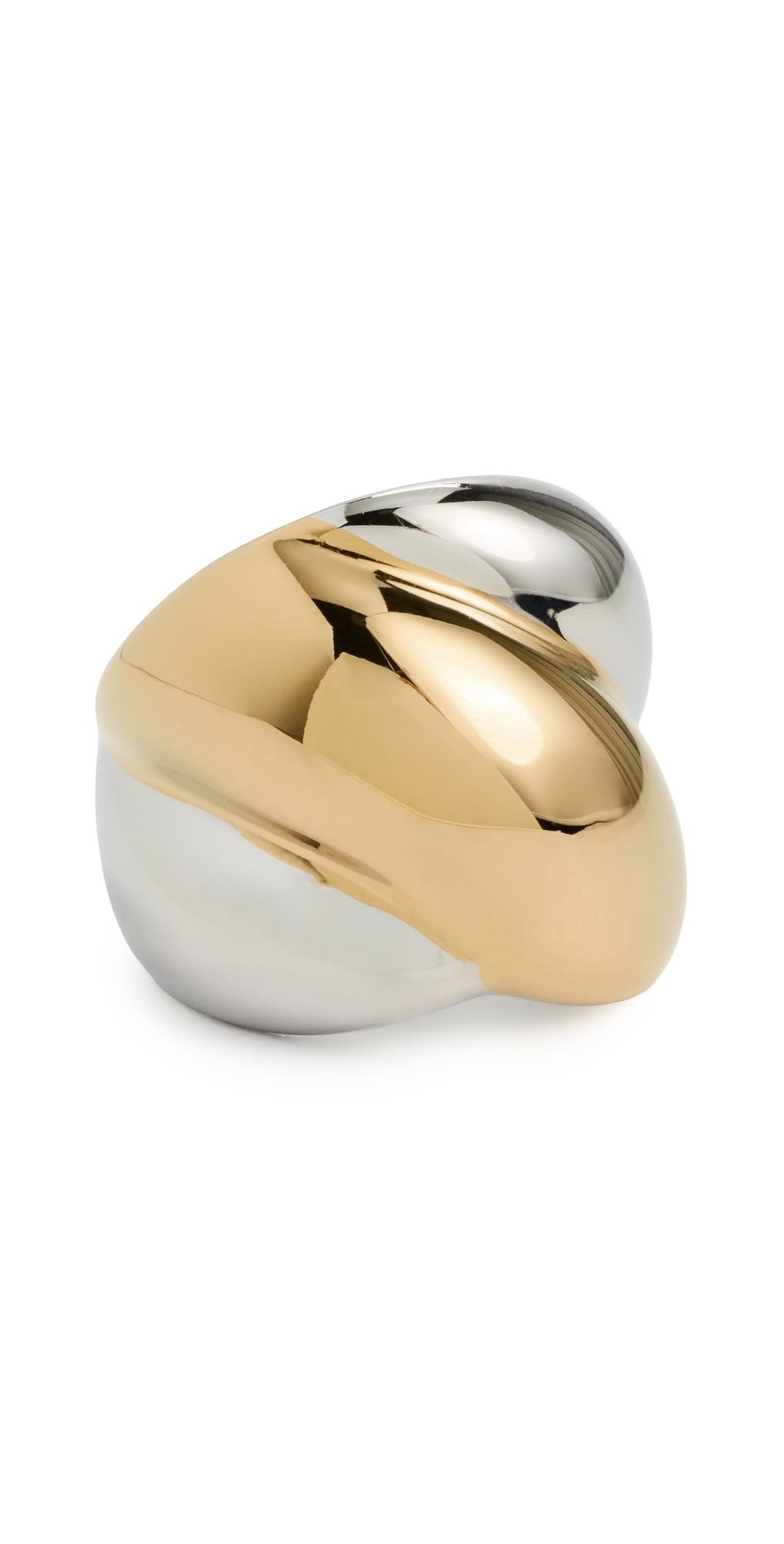 Galley Los Angeles Berkely Ring Stainless Steel Plated/Gold 7