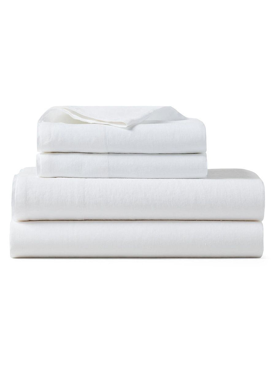 RL Linen Flat Sheet - True Pale - Size Full