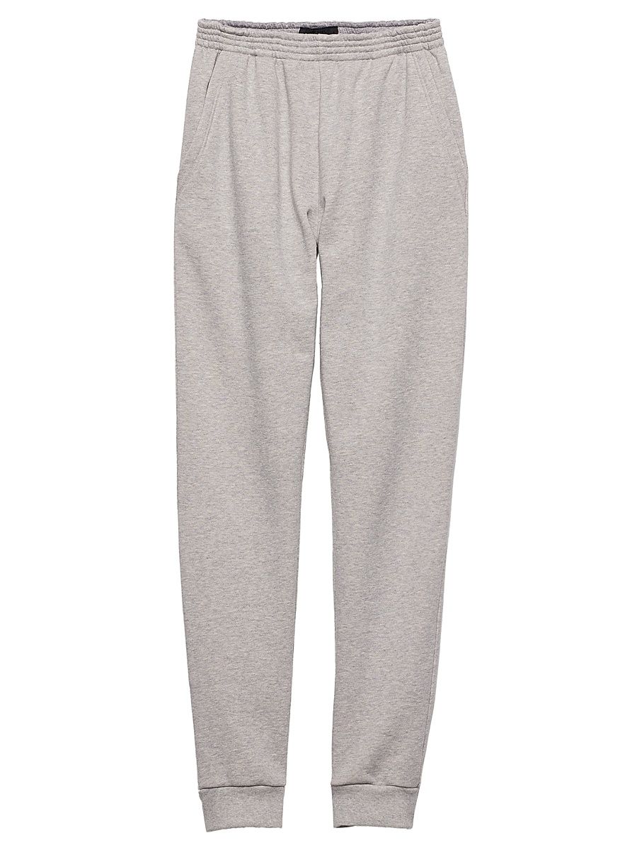 Men's Cotton Fleece Joggers - Grey - Size XXXL