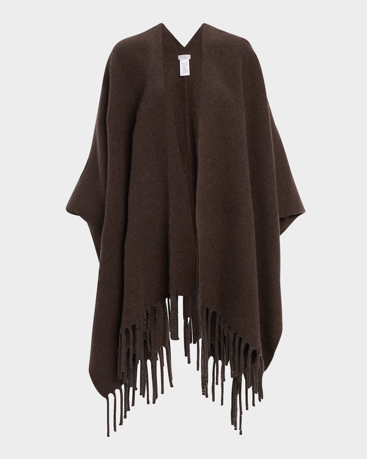 Reversible Cashmere Poncho