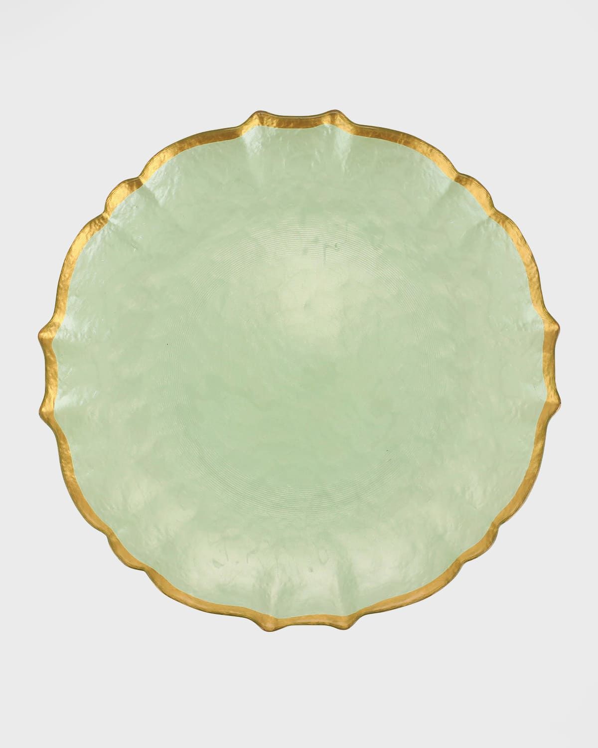 Baroque Glass Dinner Plate