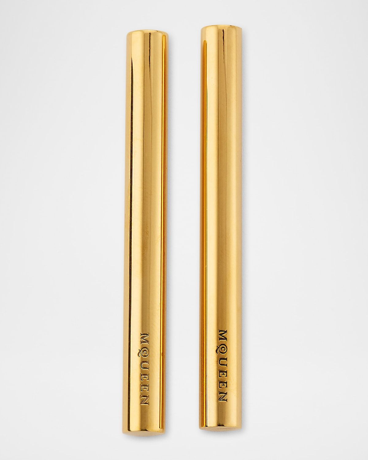 Logo-Engraved T-Bar Earrings