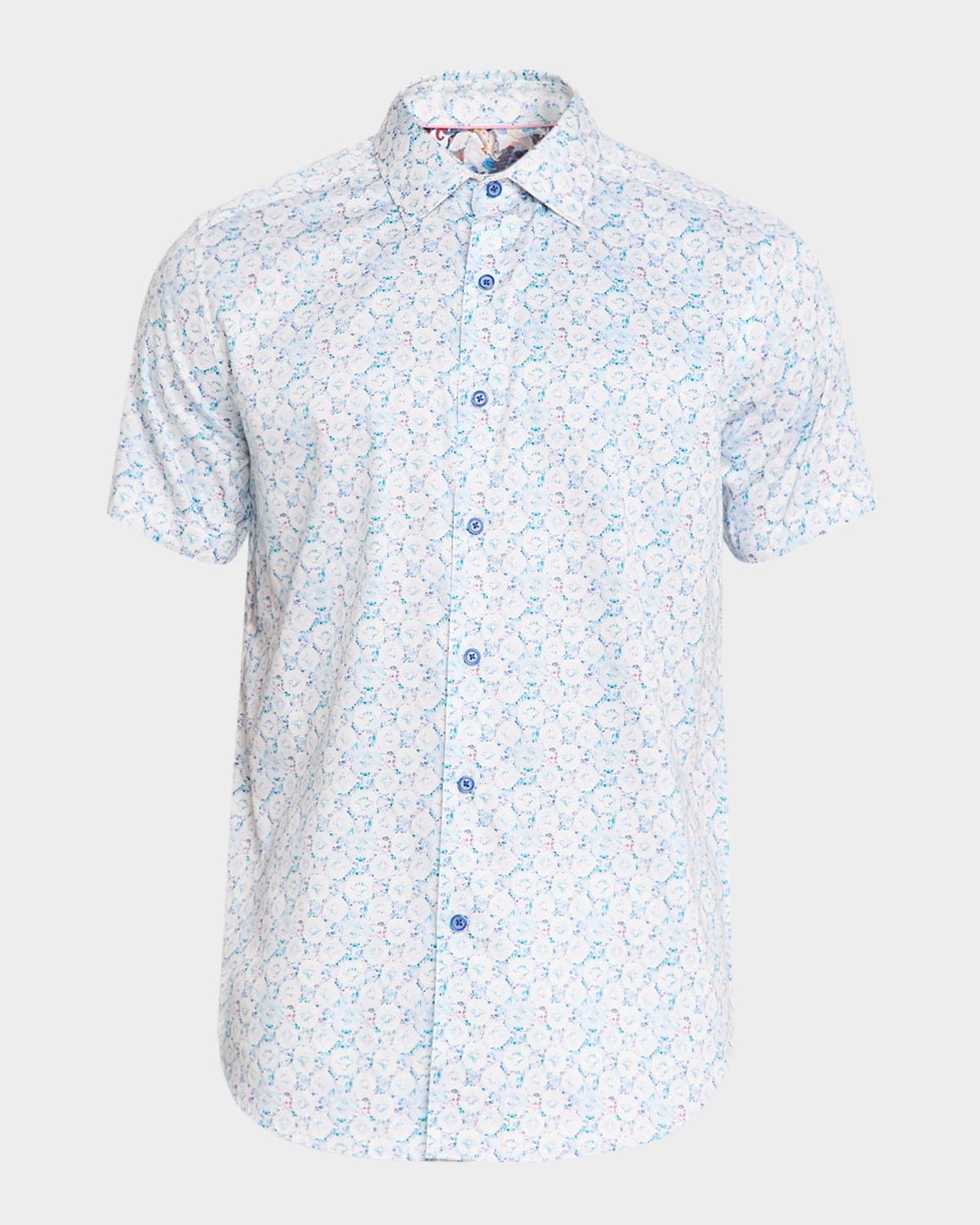 Men & apos;s Bramston Geometric Short-Sleeve Shirt