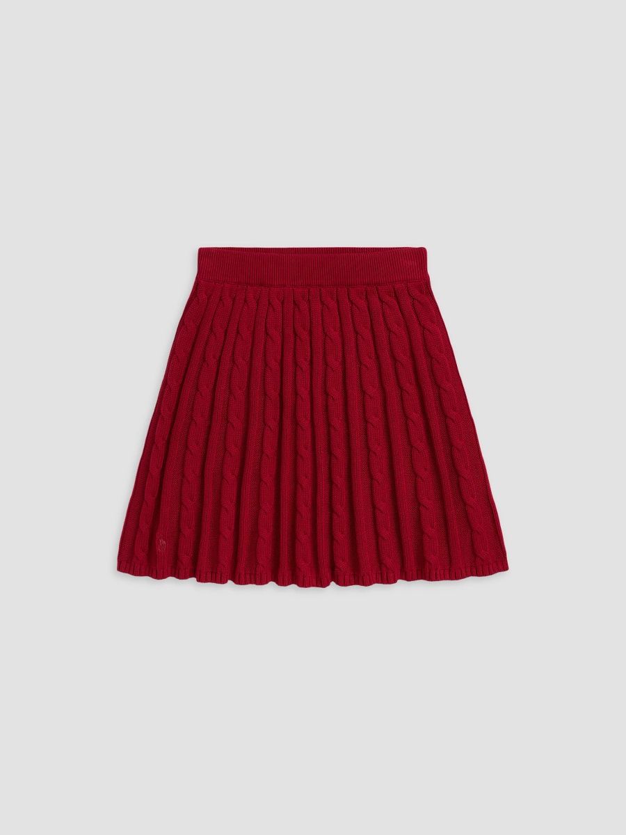 Polo Ralph Lauren Girl's Little Girl's & Girl's Cable-Knit Cotton Skirt - Eaton Red - Size 6