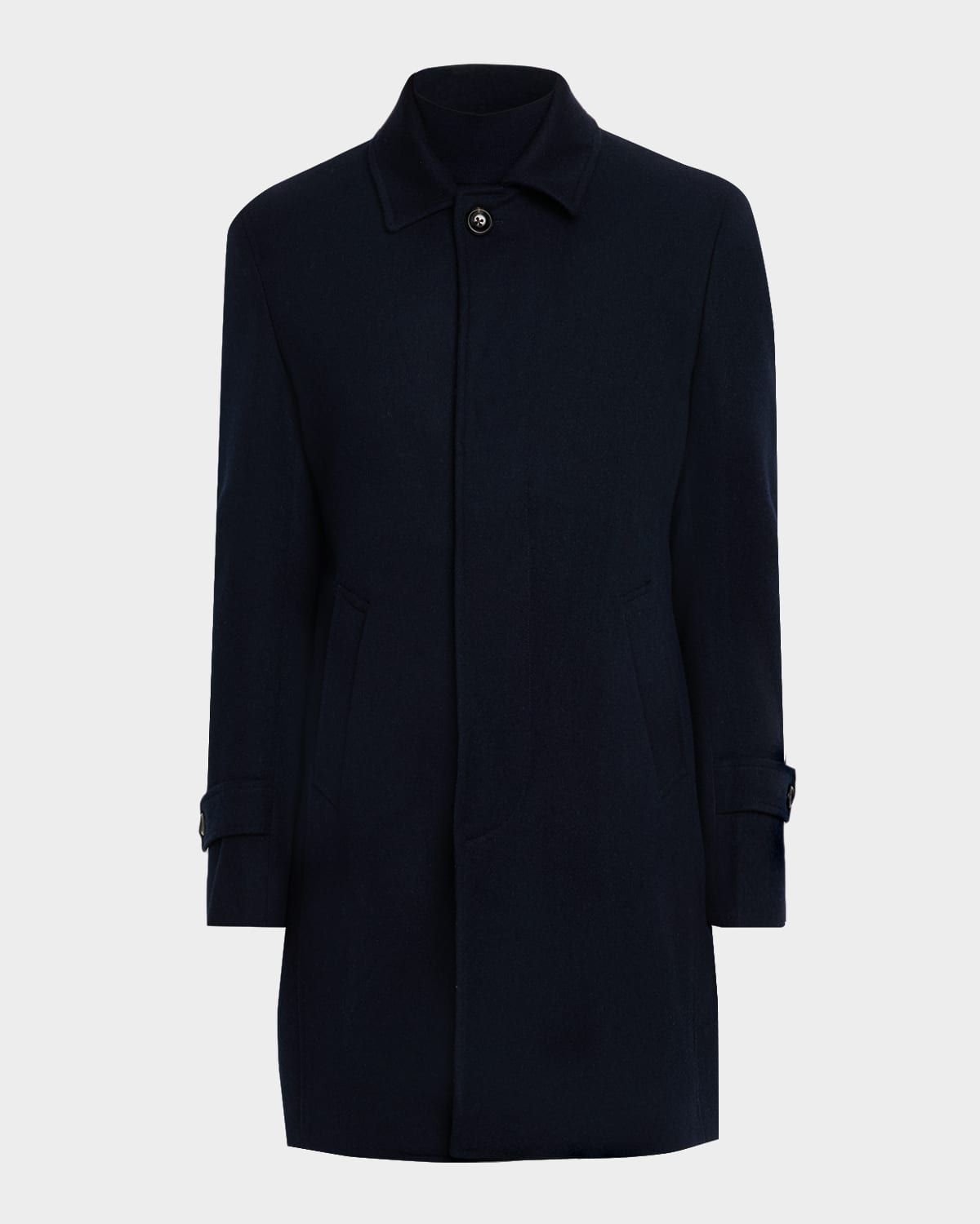 Men & apos;s Wool and Cashmere Overcoat