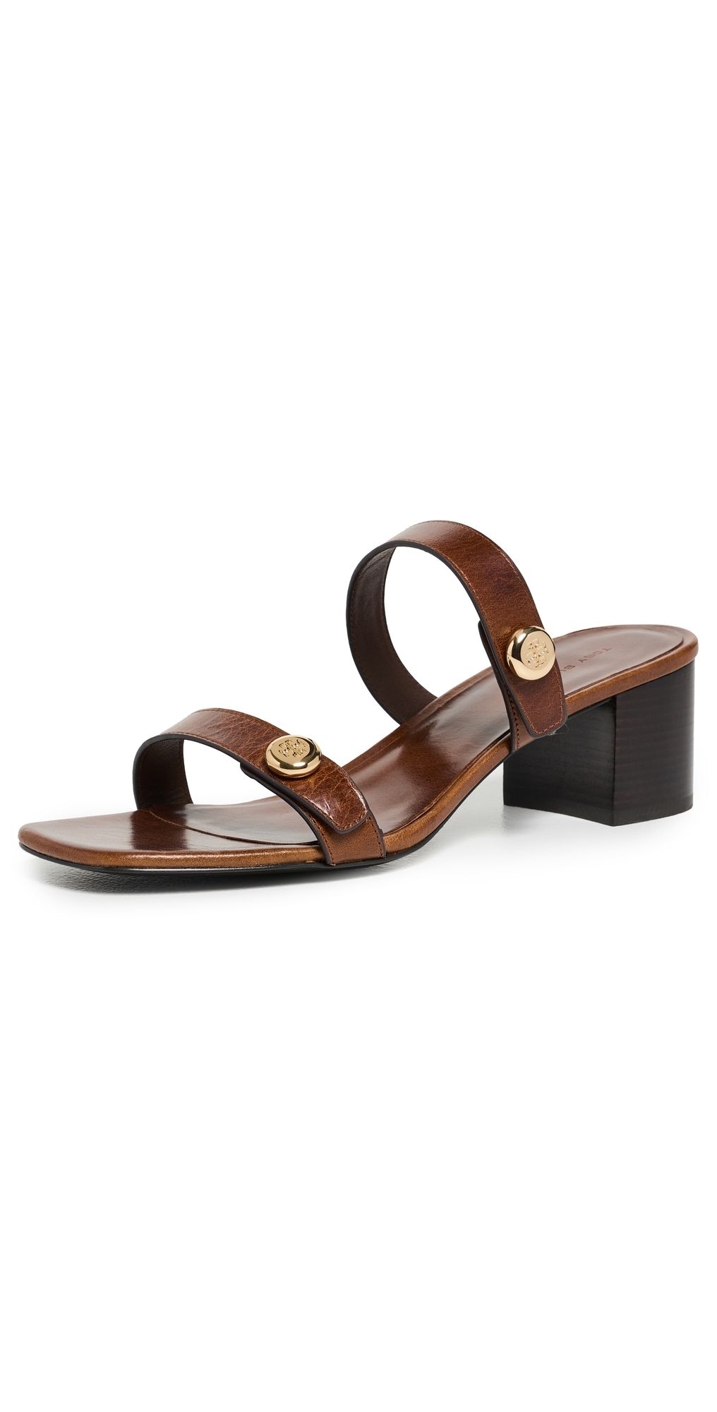 Tory Burch Romy City Sandals Deep Cuoio 9