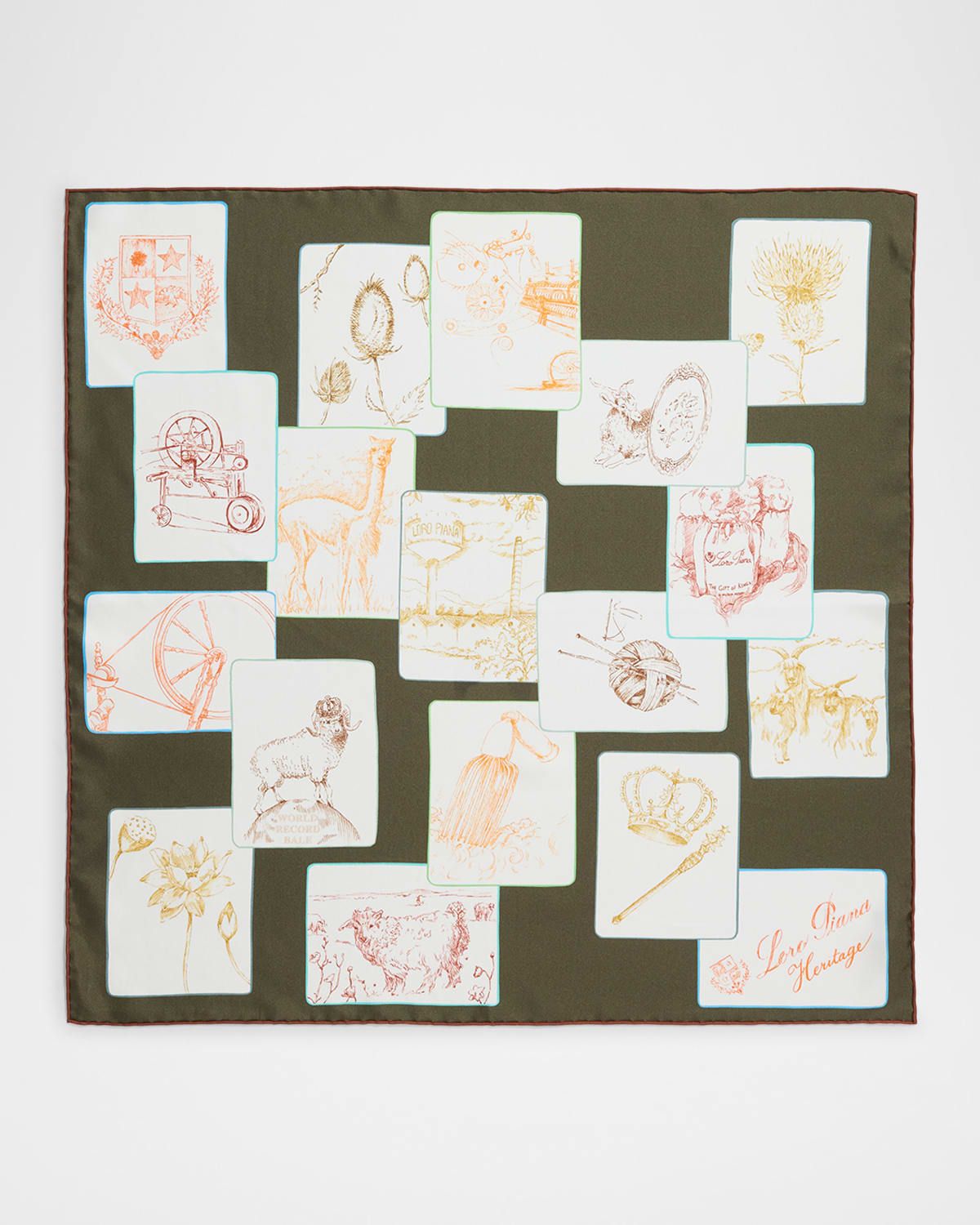 Heritage Silk Twill Foulard Scarf