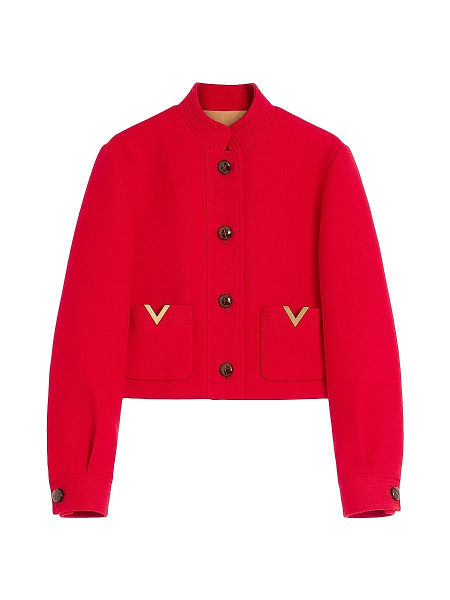 Women's Drill Double Caban - Red - Size 2