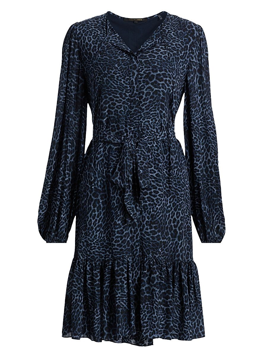 Women's Cheryl Printed Knee-Length Dress - Sable Multi - Size XXL