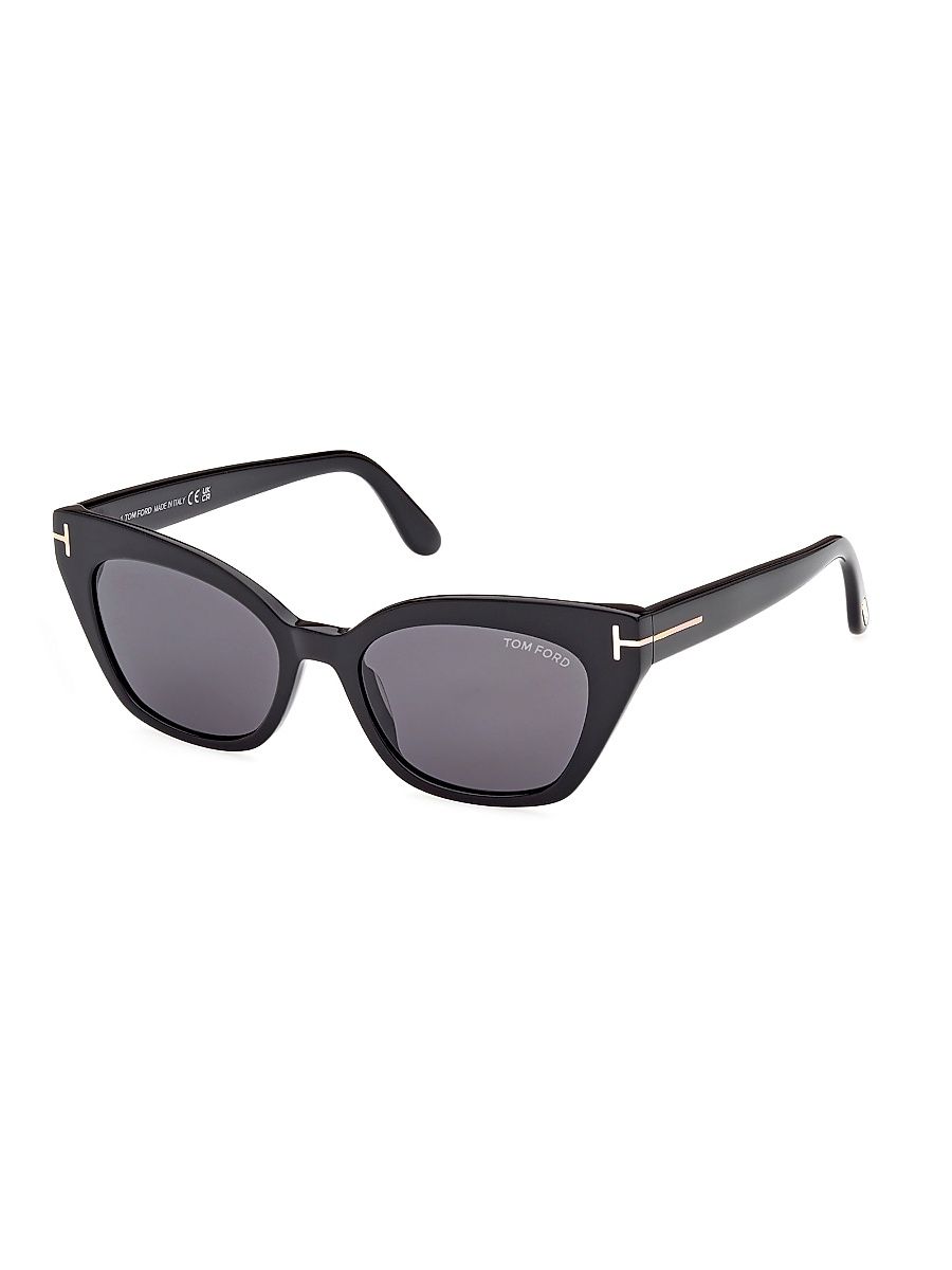 Women's Juliette 52MM Cat-Eye Sunglasses - Black Black