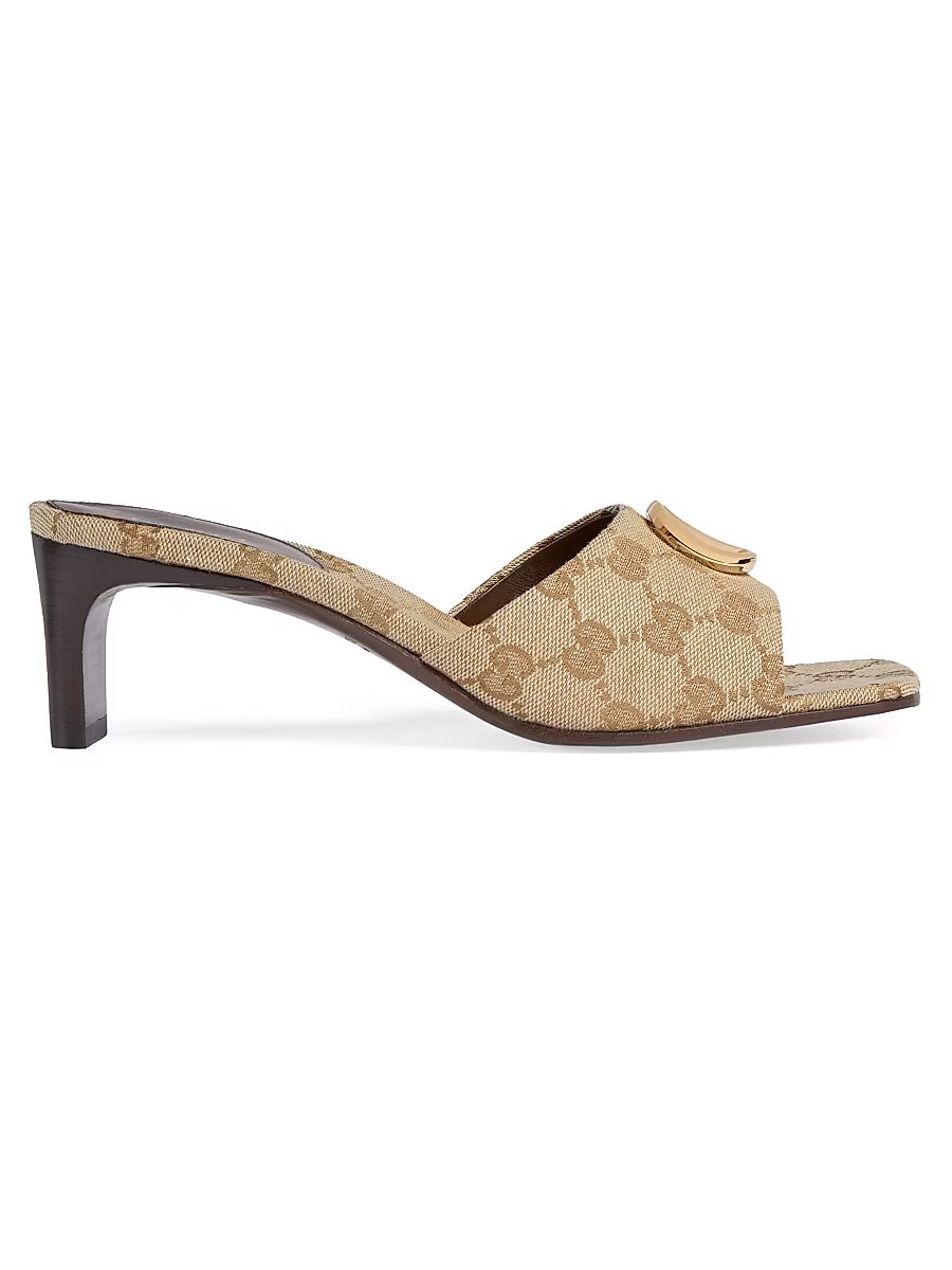 Women's Marmont 55MM Monogram Canvas Sandals - Vintage Sand - Size 12