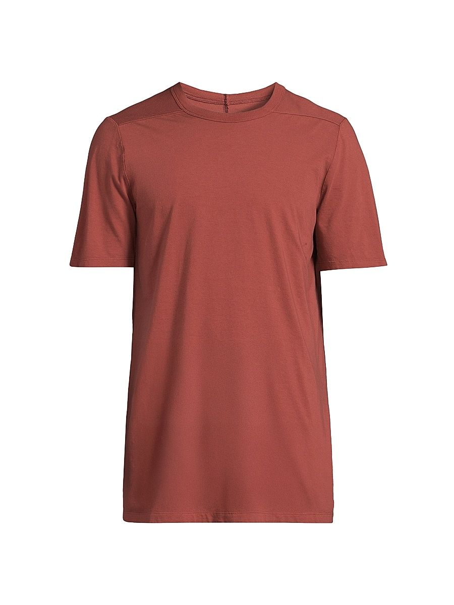 Men's Level T Cotton Crewneck T-Shirt - Rosewood - Size XXL