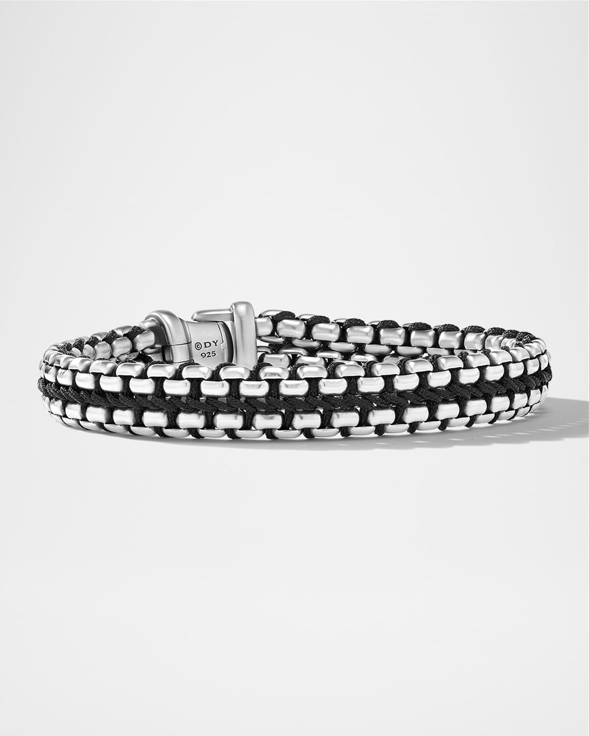Men & apos;s Woven Box Chain Bracelet, 10mm