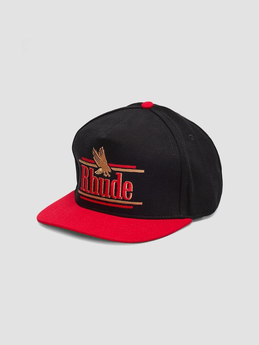 Rhude Men's Rhude Rossa Structured Hat - Black Red