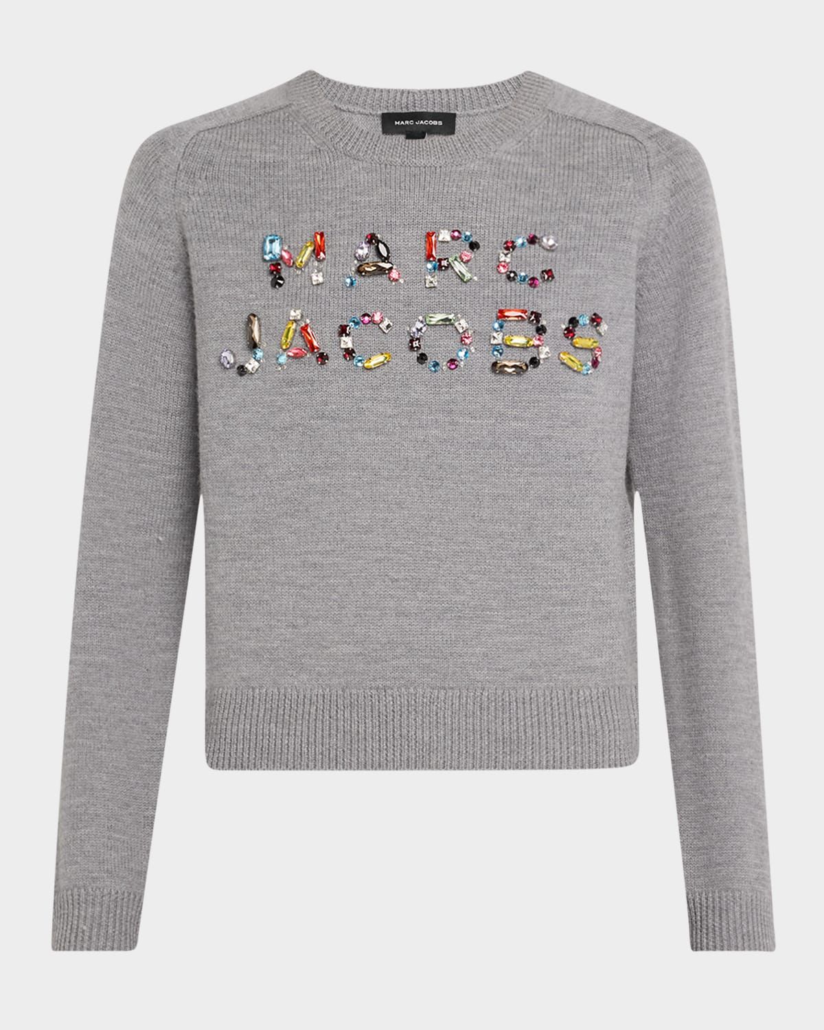 Gem Logo Knit Crewneck Sweater