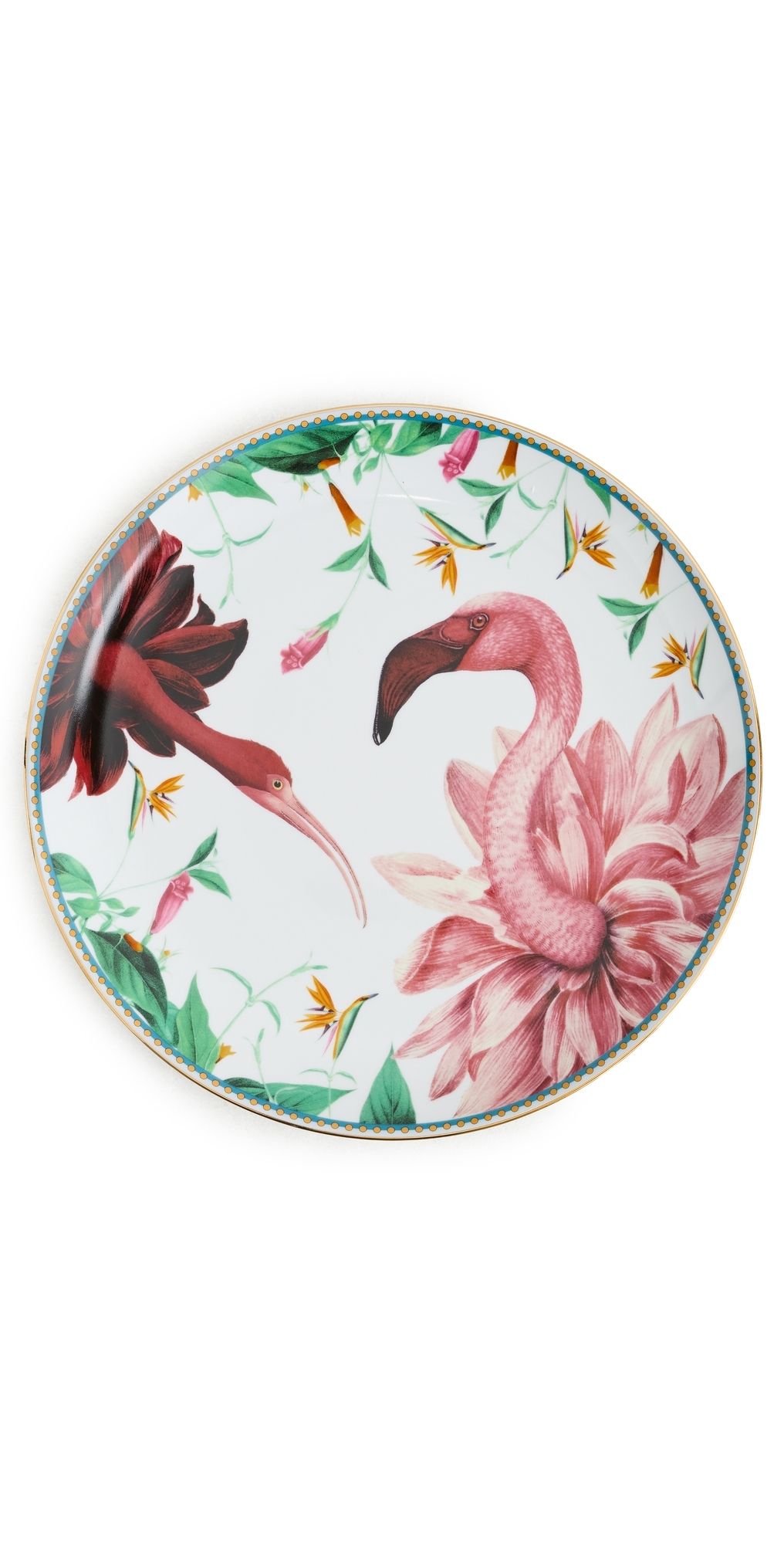 La DoubleJ Decorative Plate Birdbloom One Size