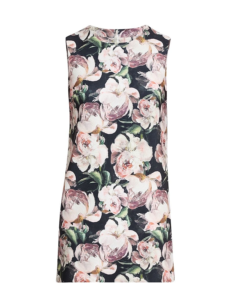 Women's Peony Sleeveless Minidress - Size Large