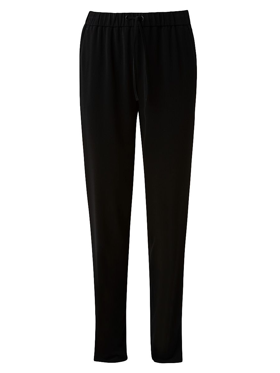 Women's Drawstring Trousers - Black - Size 16