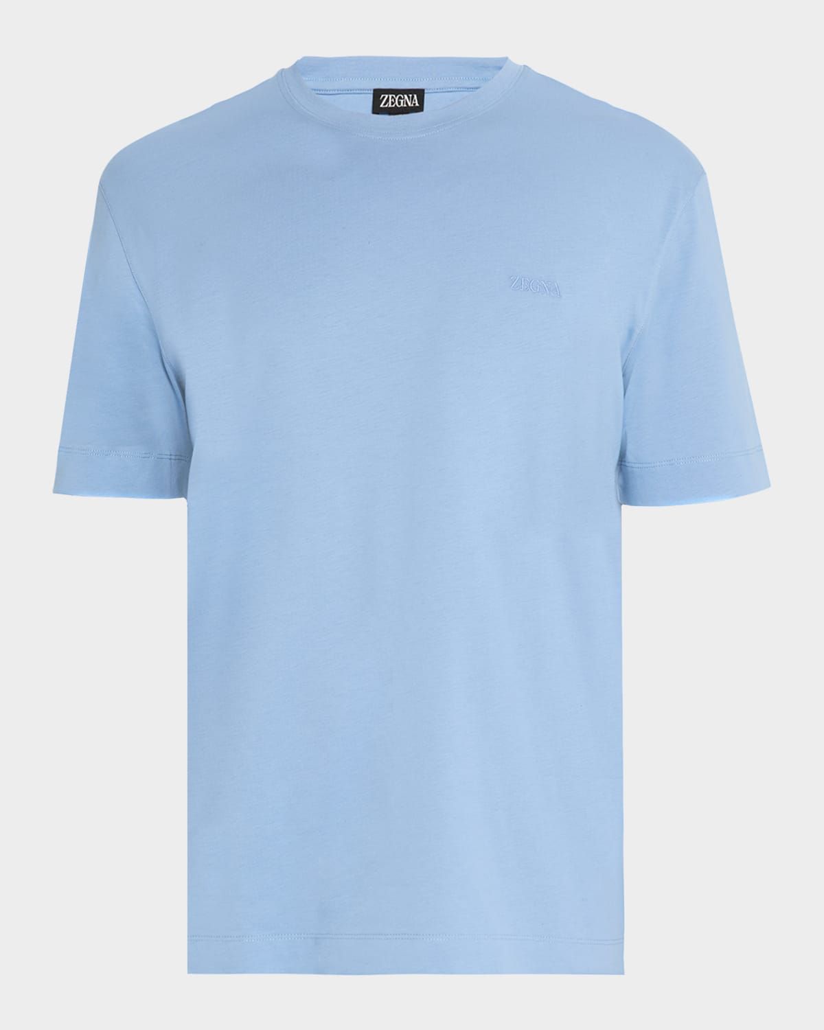 Men & apos;s Embroidered Logo Cotton Crewneck T-Shirt