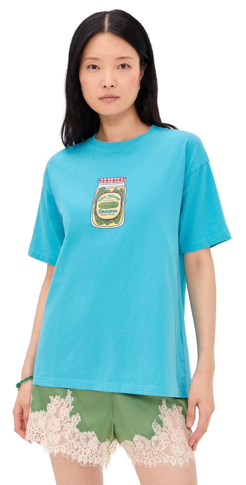 Damson Madder Snack Plate Graphic Tee Blue 16