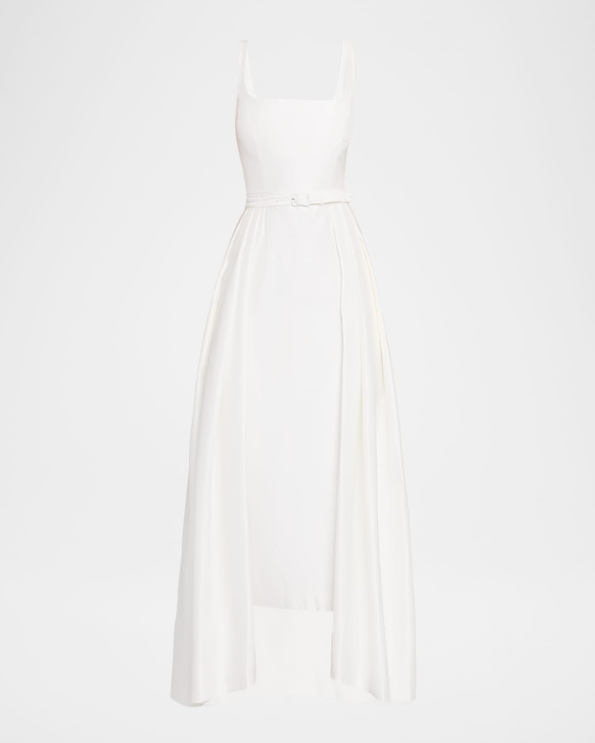 Isaline Convertible Square-Neck Midi Dress