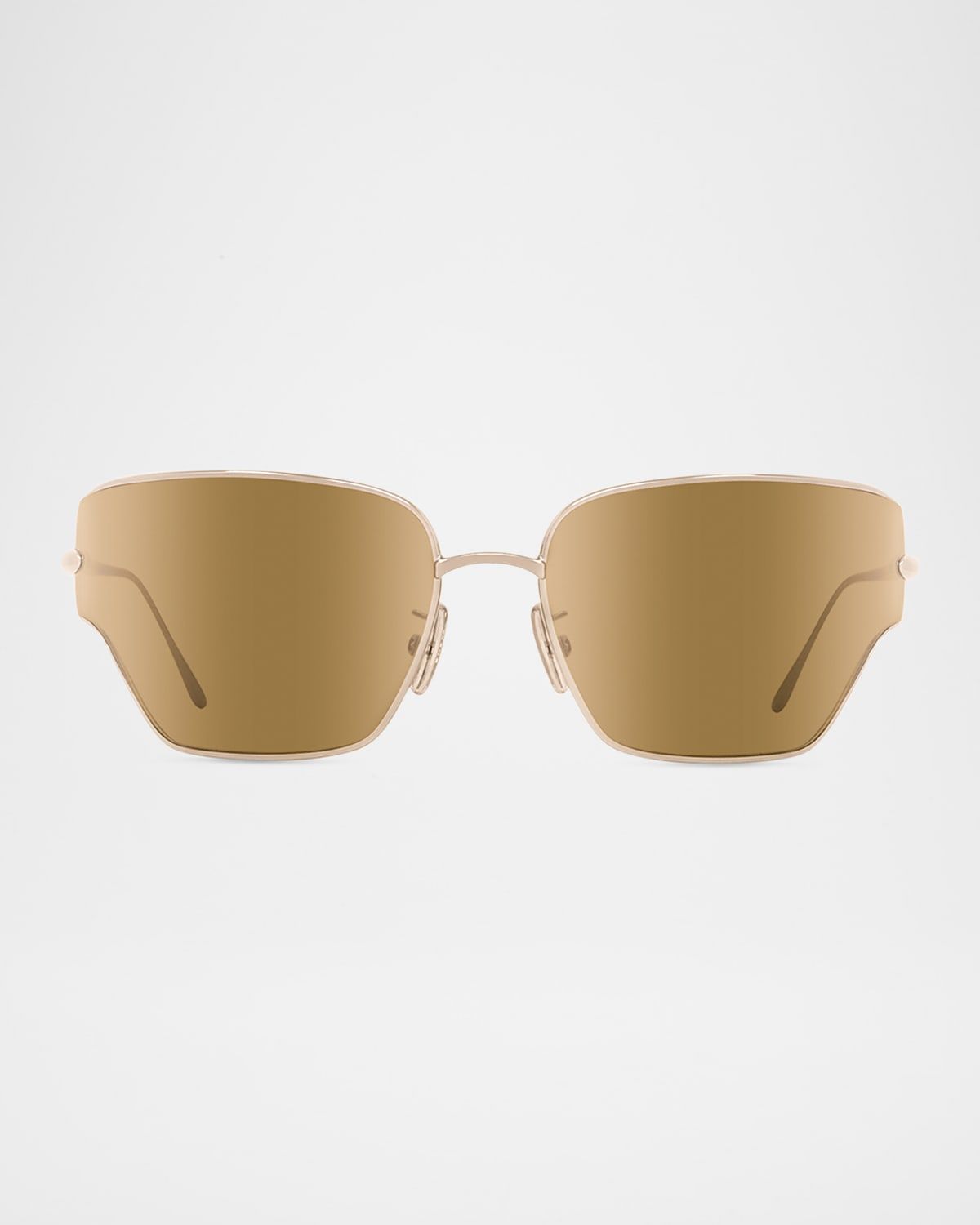 Signature Metal & Nylon Shield Sunglasses