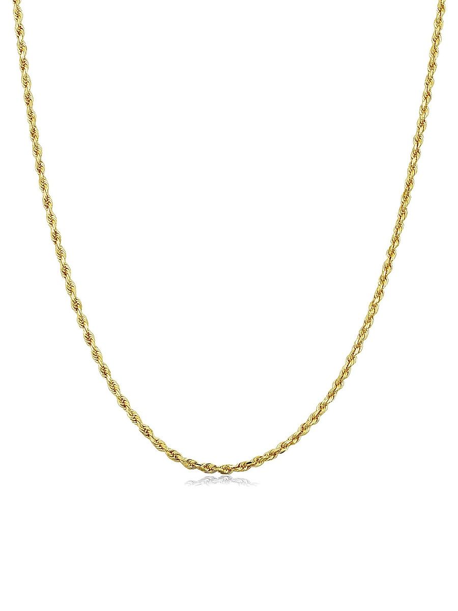 Women's 14K Yellow Gold Roman Rope Necklace - Yellow Gold - Size 24