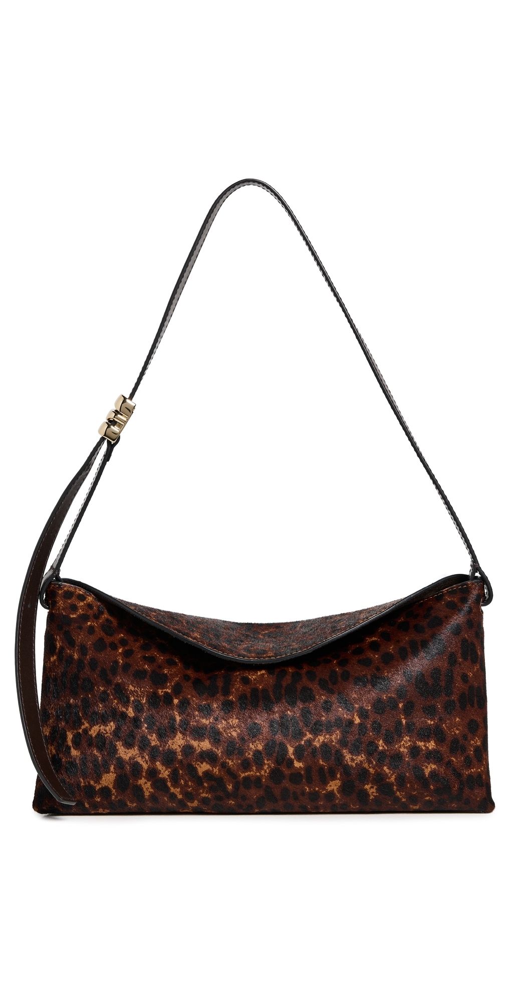 Madewell Date Night Party Leopard Shoulder Bag Caramel Multi One Size
