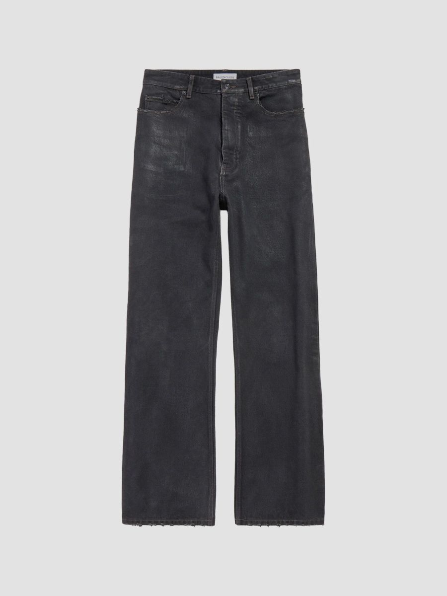 Balenciaga Men's Regular Fit Jeans - Vintage Black - Size 34