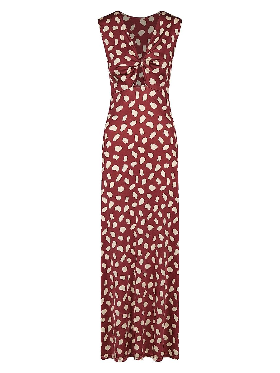 Women's Horizonte Místico Jeresy Maxi Dress - Cherry Ecru - Size 8
