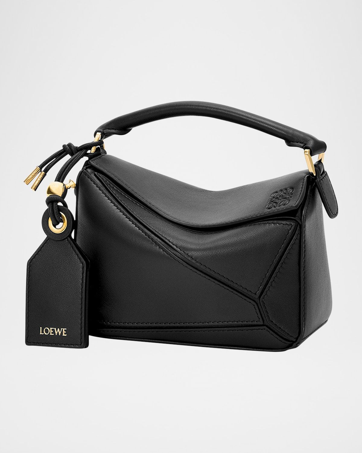 Puzzle Mini Top-Handle Bag in Nappa Leather