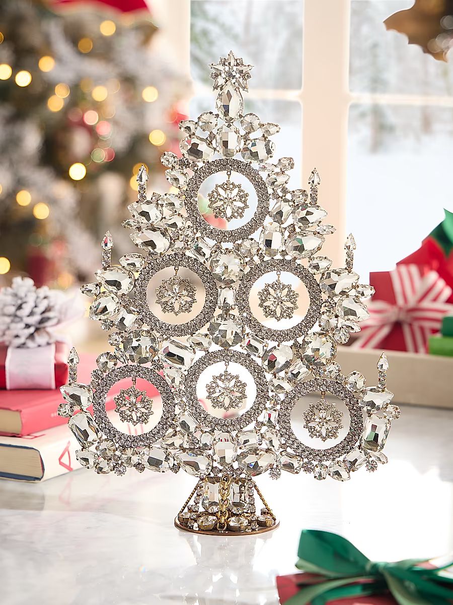 Snowflakes Crystal Christmas Tree Decoration