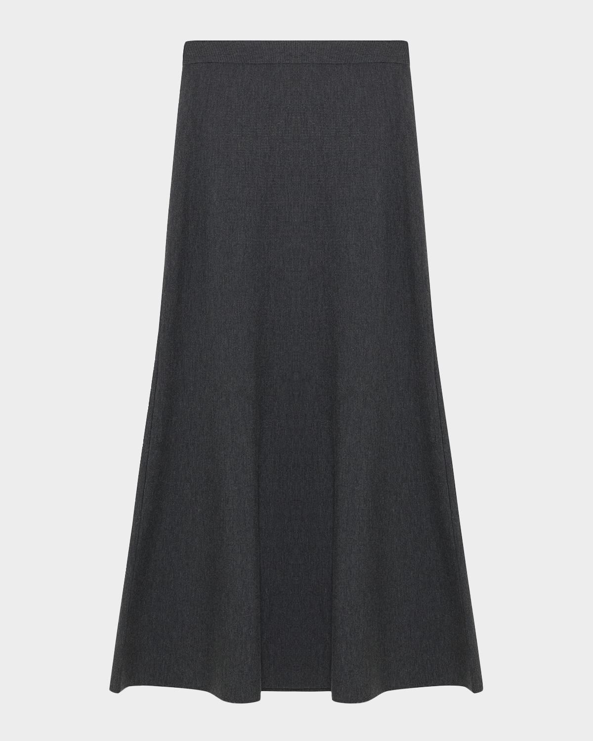 Atwood Wool Trumpet Midi Skirt