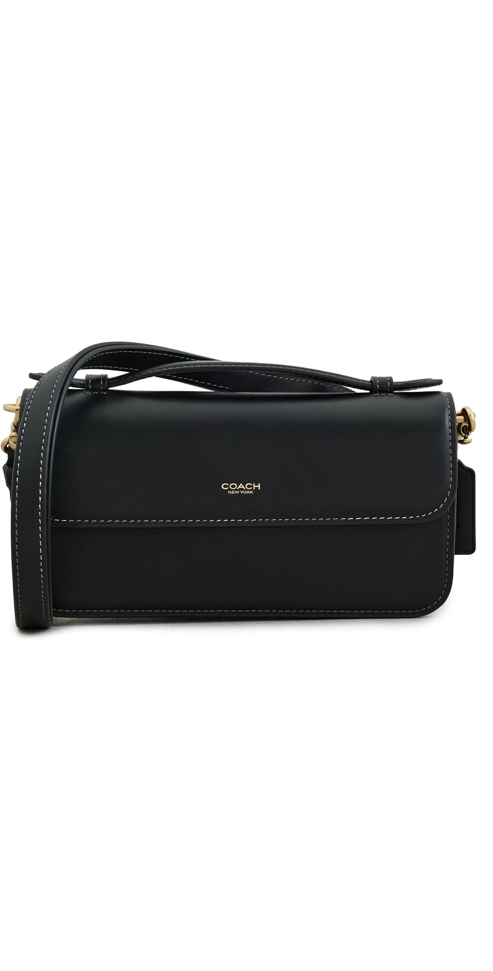 Coach New York Elora Top Handle Crossbody Bag B4/BLACK One Size