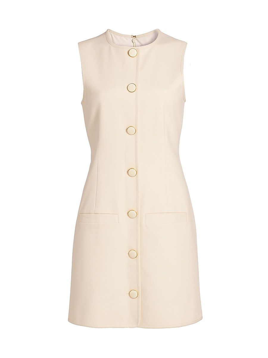 Women's Whistler Stretch-Cotton Shift Dress - Ecru - Size 16