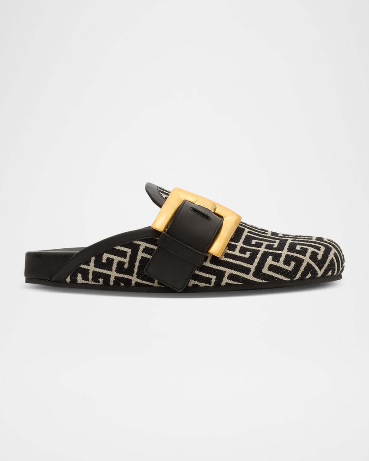 Anthem Monogram Jacquard Mules