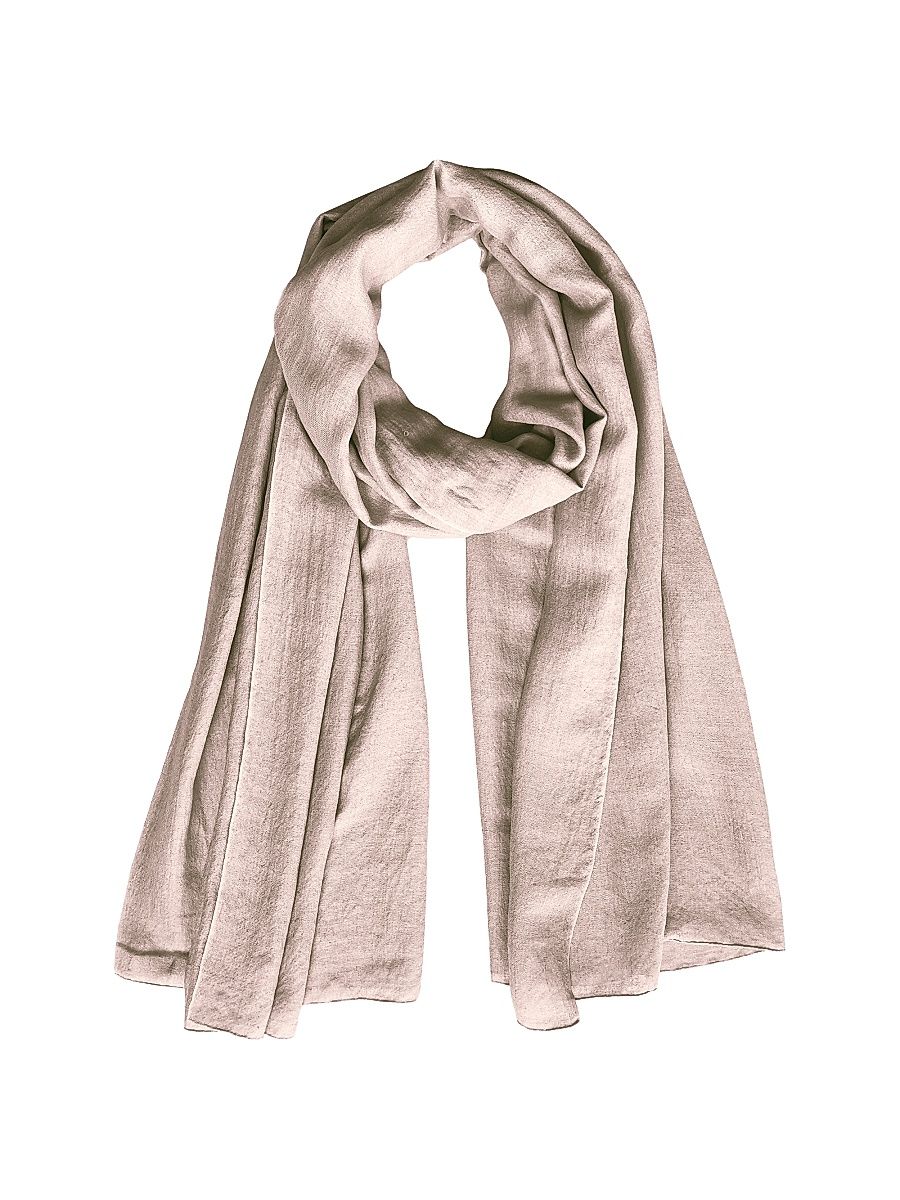 Women's Georgia Silk Scarf - Beige