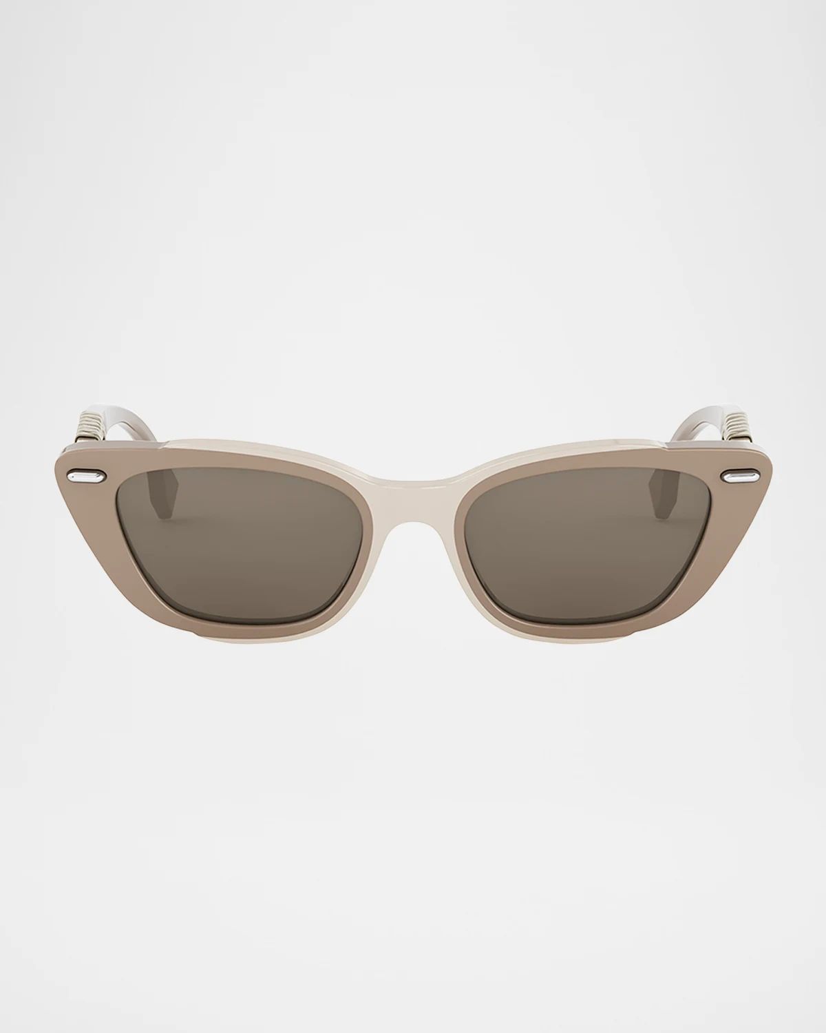 Interlace Acetate Cat-Eye Sunglasses