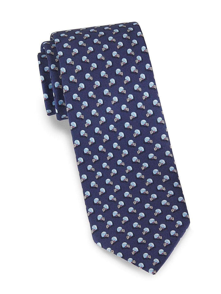 Men's Zona Silk Tie - Navy