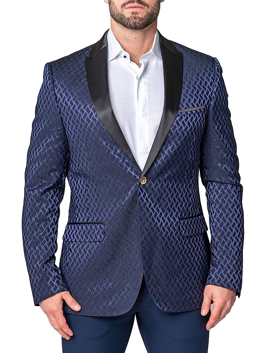 Men's Blazer Tesla - Blue - Size Small