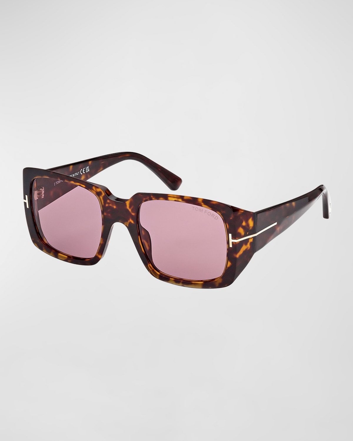 Tortoise Square Acetate Sunglasses