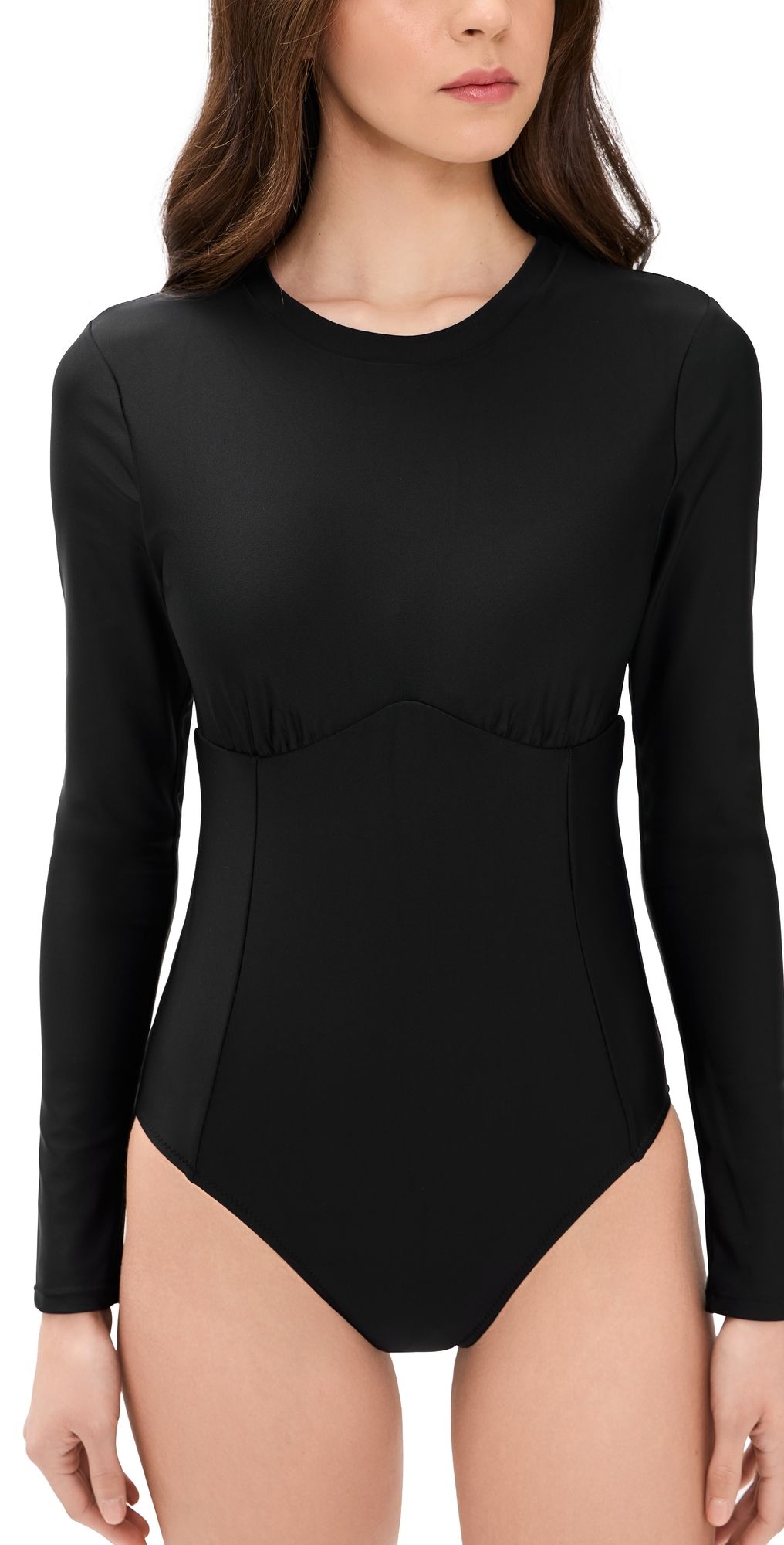 L'AGENCE Solid Lambert One Piece Black XS