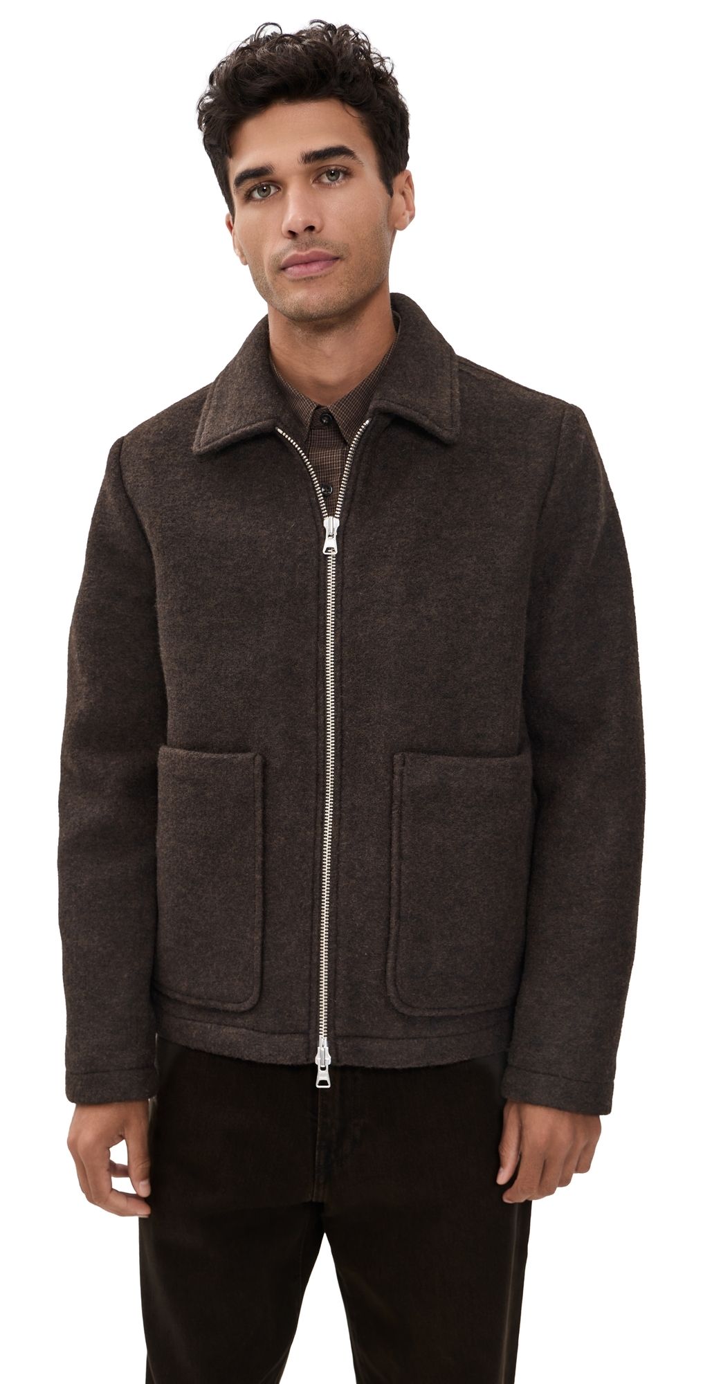 NN07 Gael Zip Jacket Dusky Port XXL