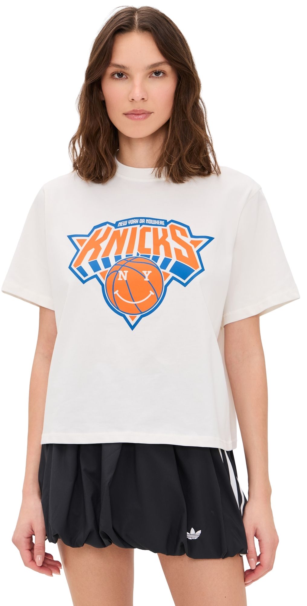 New York or Nowhere Knicks Dream Team Relaxed T-Shirt Off White S