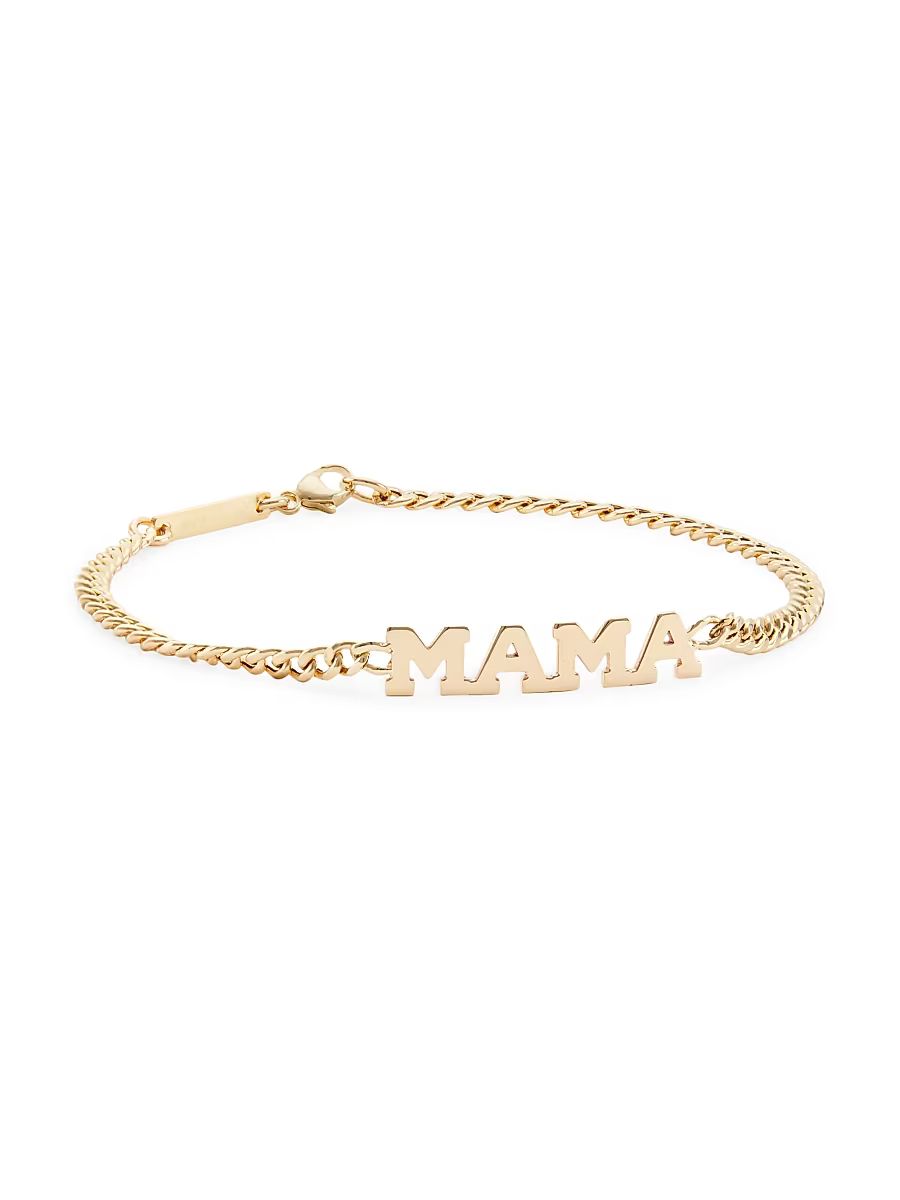 Women's 14K Yellow Gold "Mama" Nameplate Bracelet - Yellow Gold
