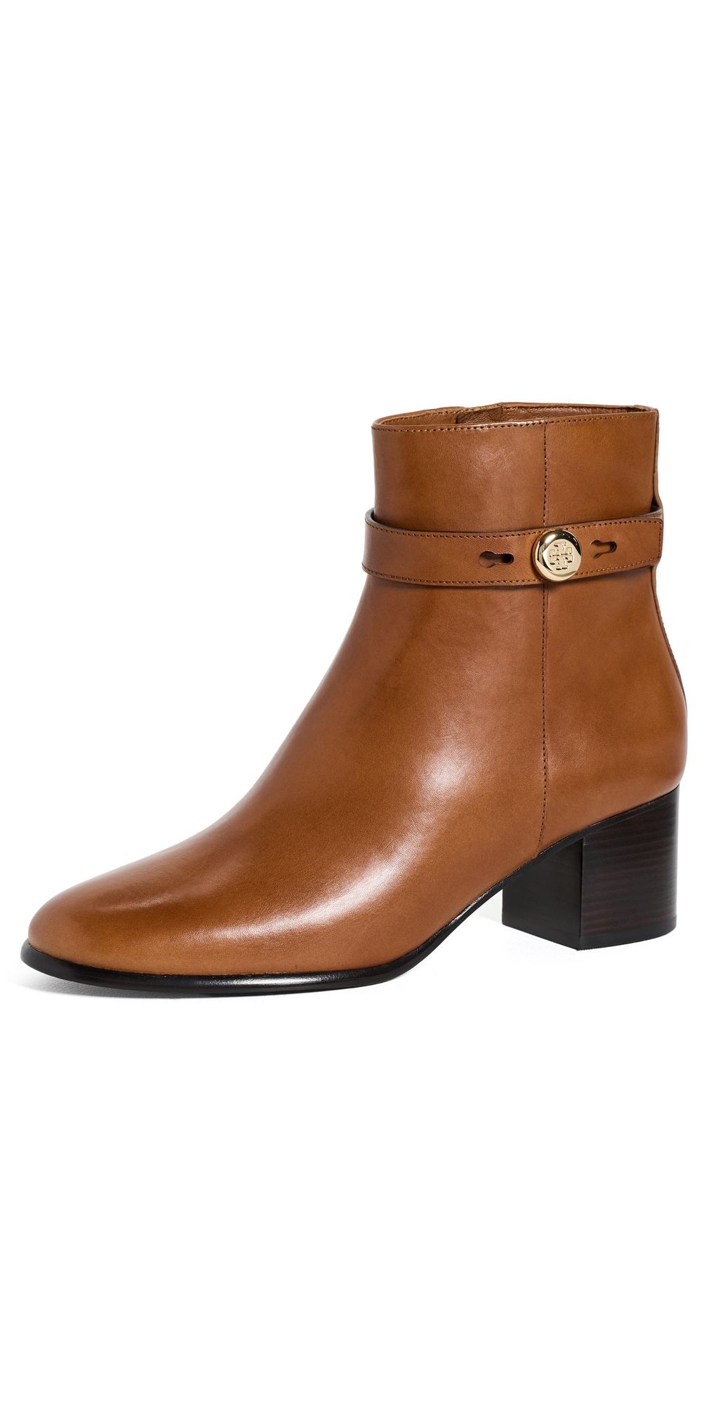 Tory Burch Romy Ankle Boots Classic Cuoio 8.5