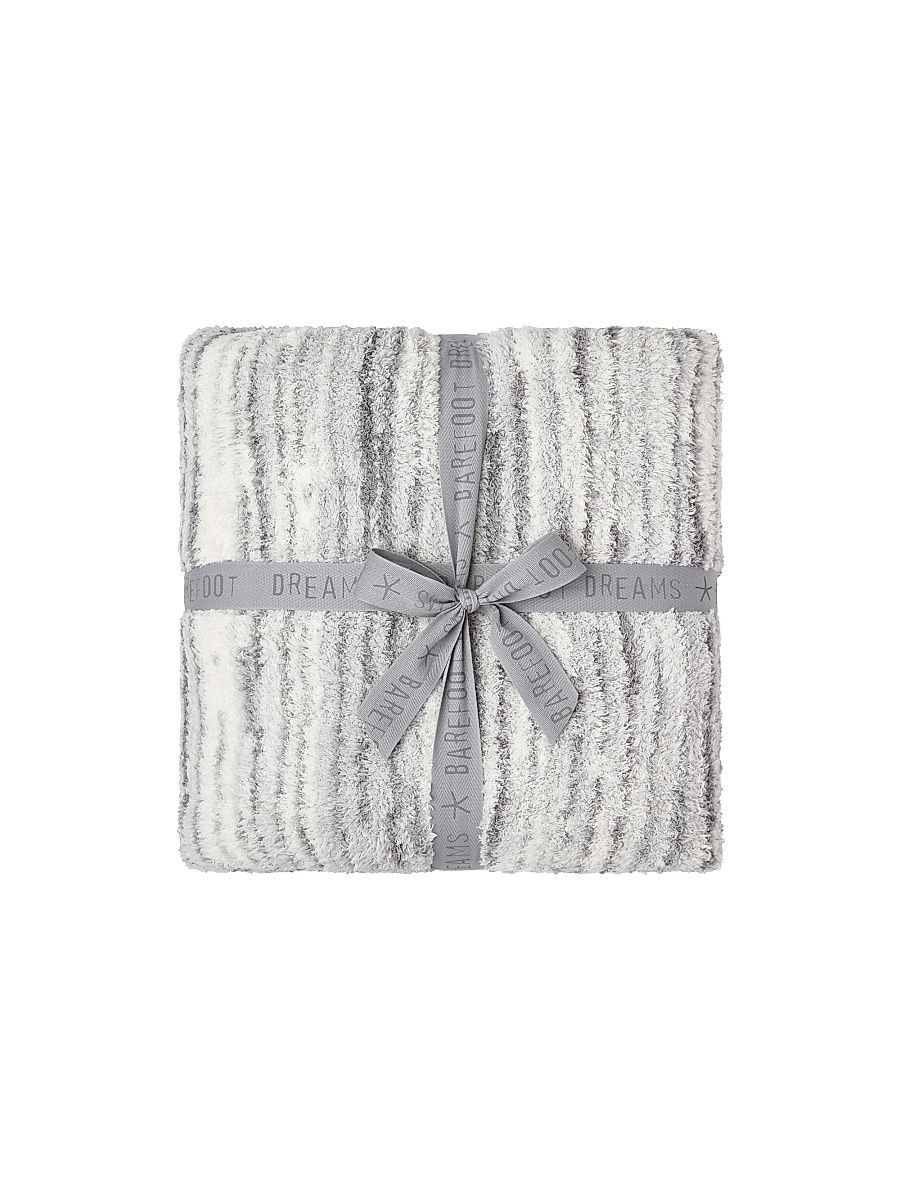 CozyChic Space-Dye Border Throw Blanket - Moonbeam Multi